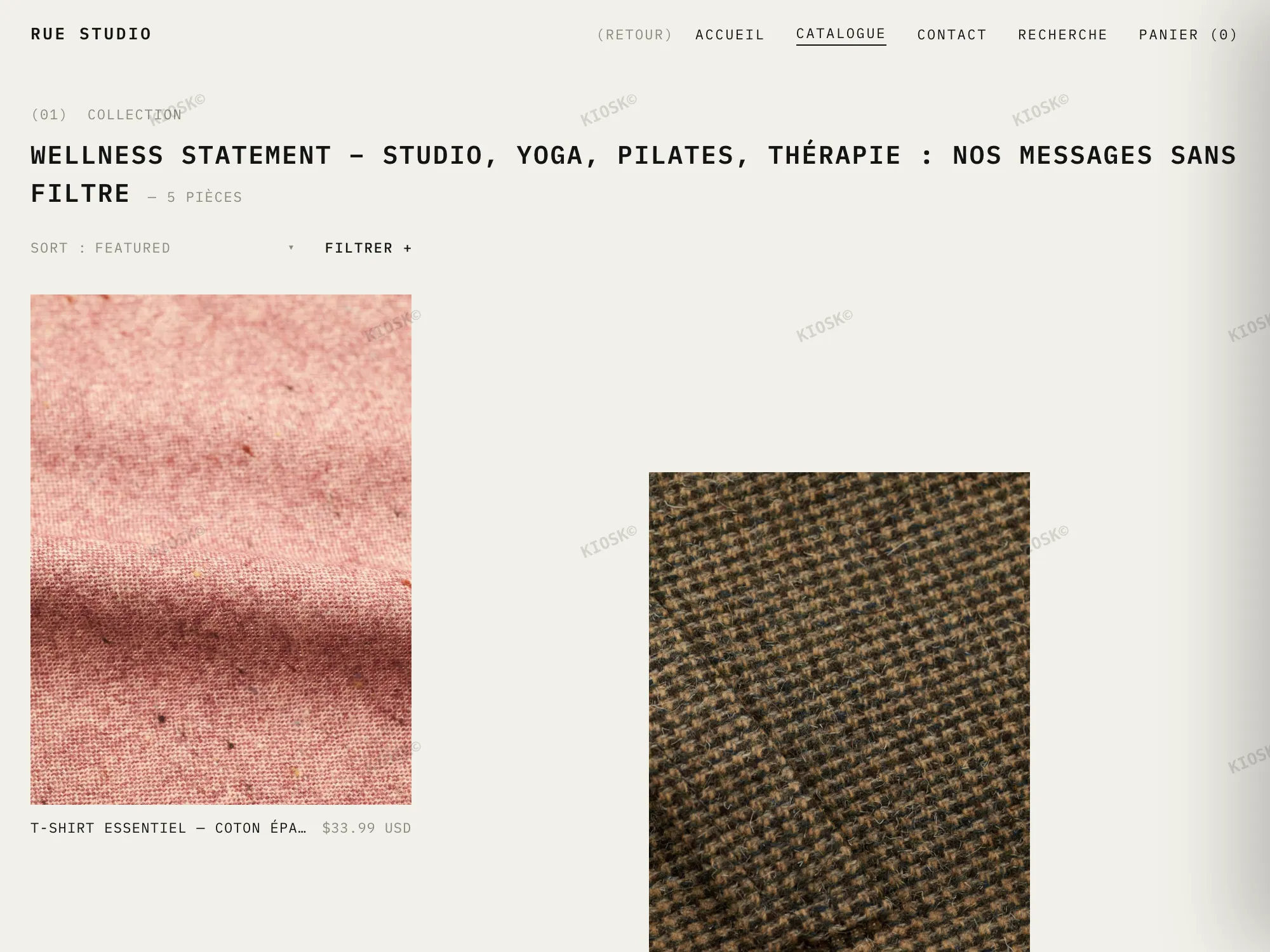 REVUE — page collection