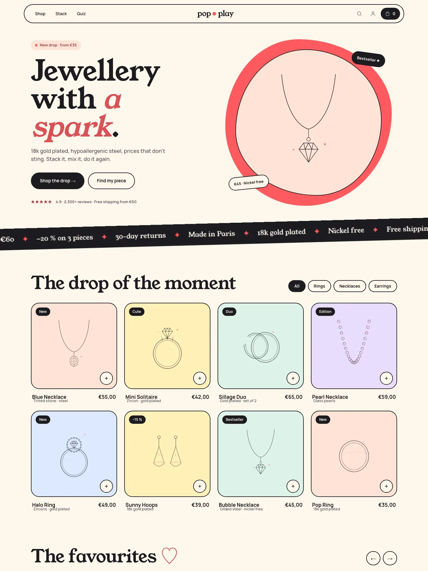 POP — demo storefront home page