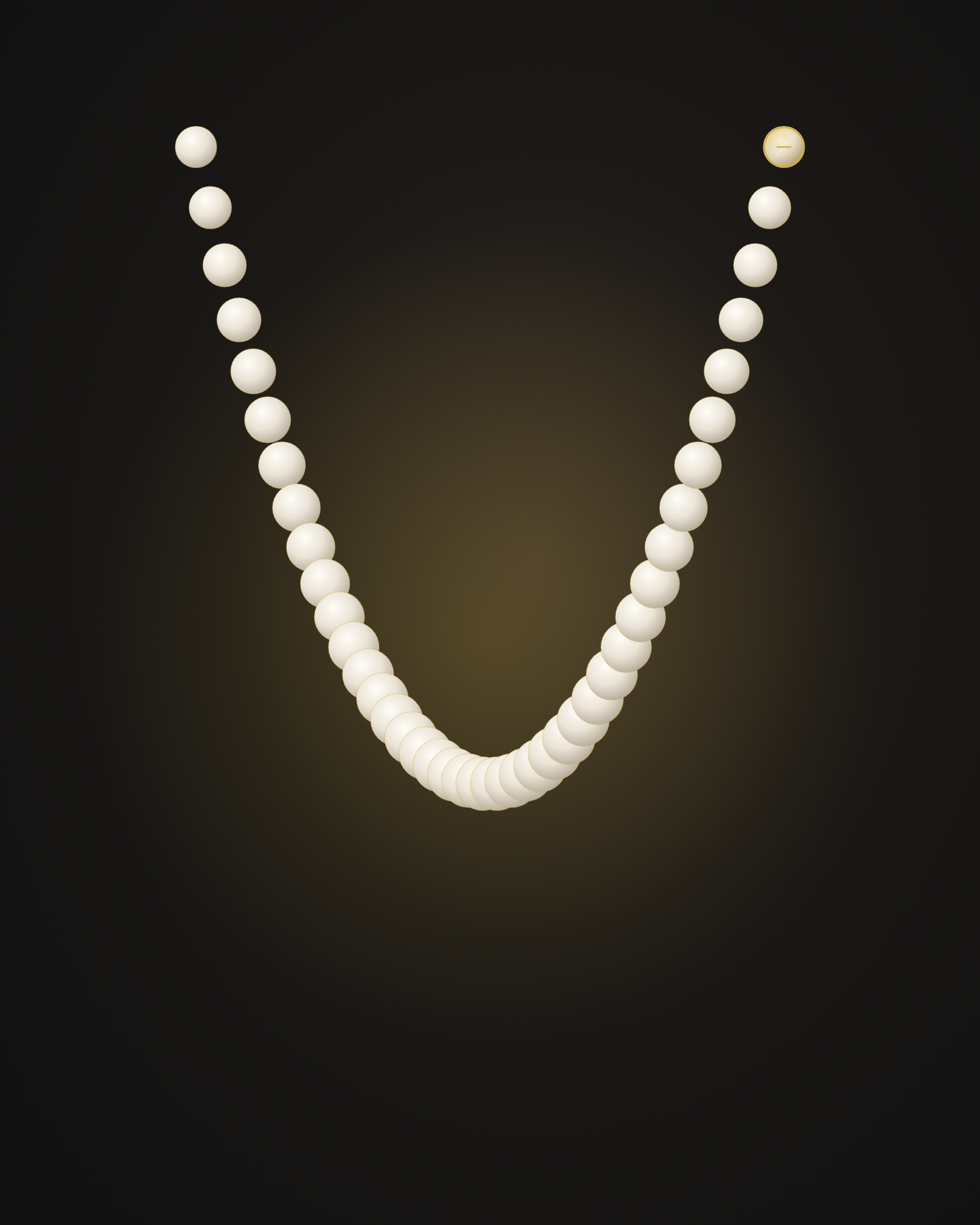 Ombre Necklace, Akoya pearls